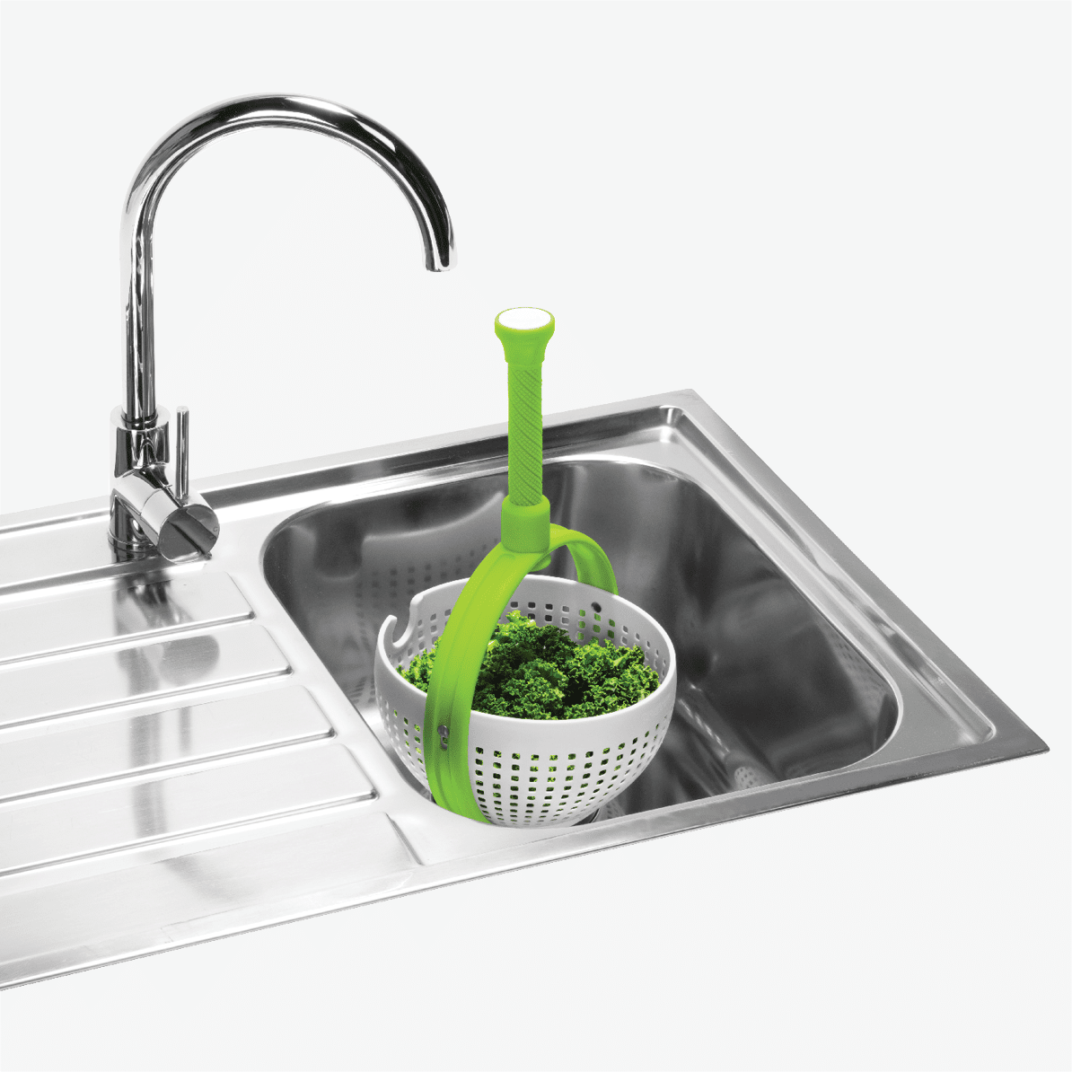 The World's Best Combined Colander & Salad Spinner - By Dreamfarm