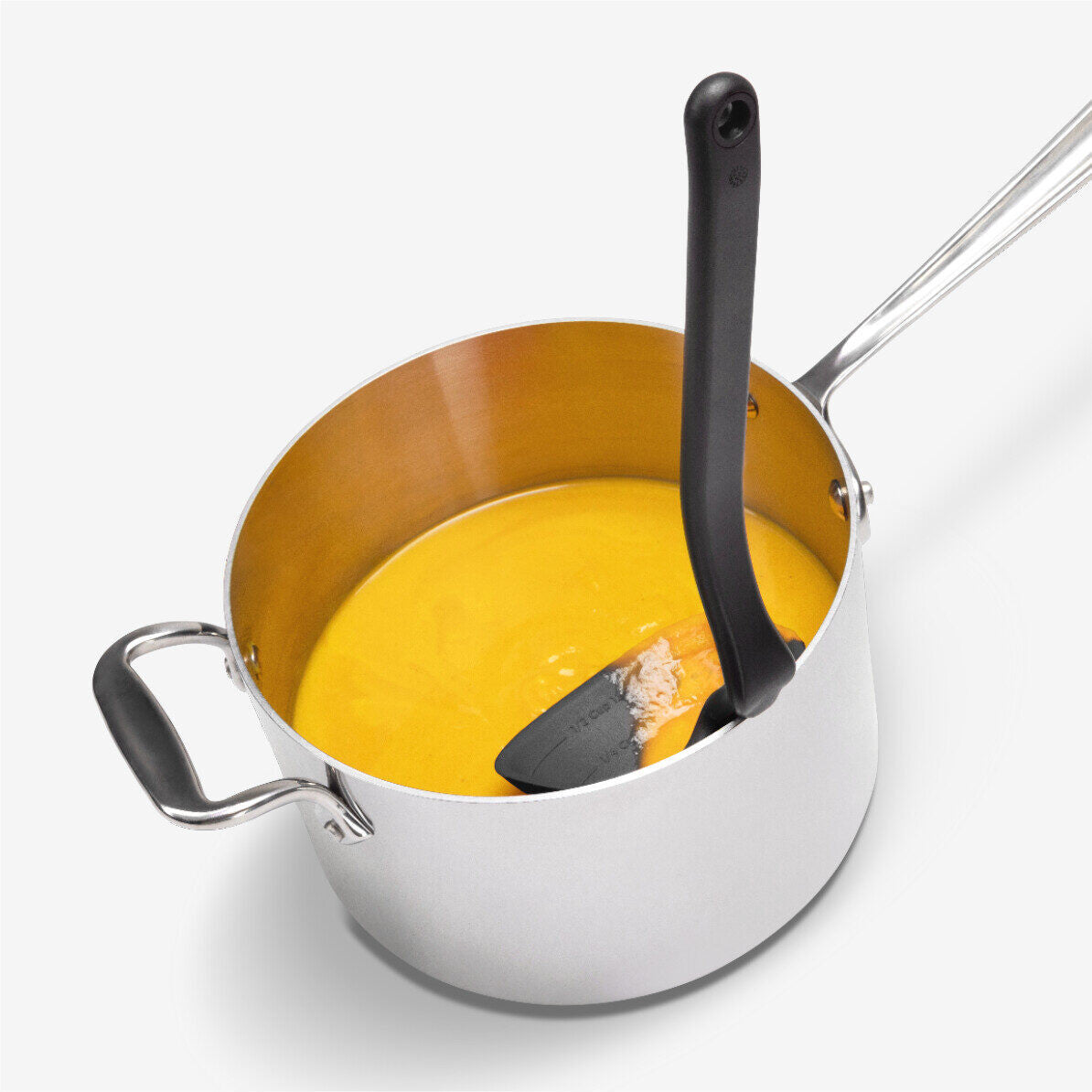 Dreamfarm Fladle Fold-Flat Silicone Ladle That Scoops It All