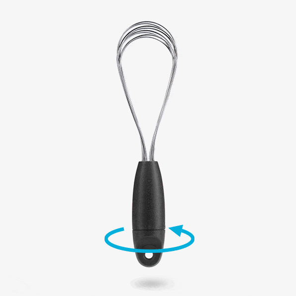 Dreamfarm Mini Flisk 3-in-1 Adjustable Fold-Flat Whisk for Cooking & Baking