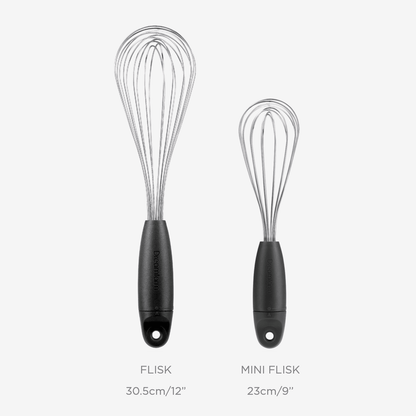 Dreamfarm Mini Flisk 3-in-1 Adjustable Fold-Flat Whisk for Cooking & Baking