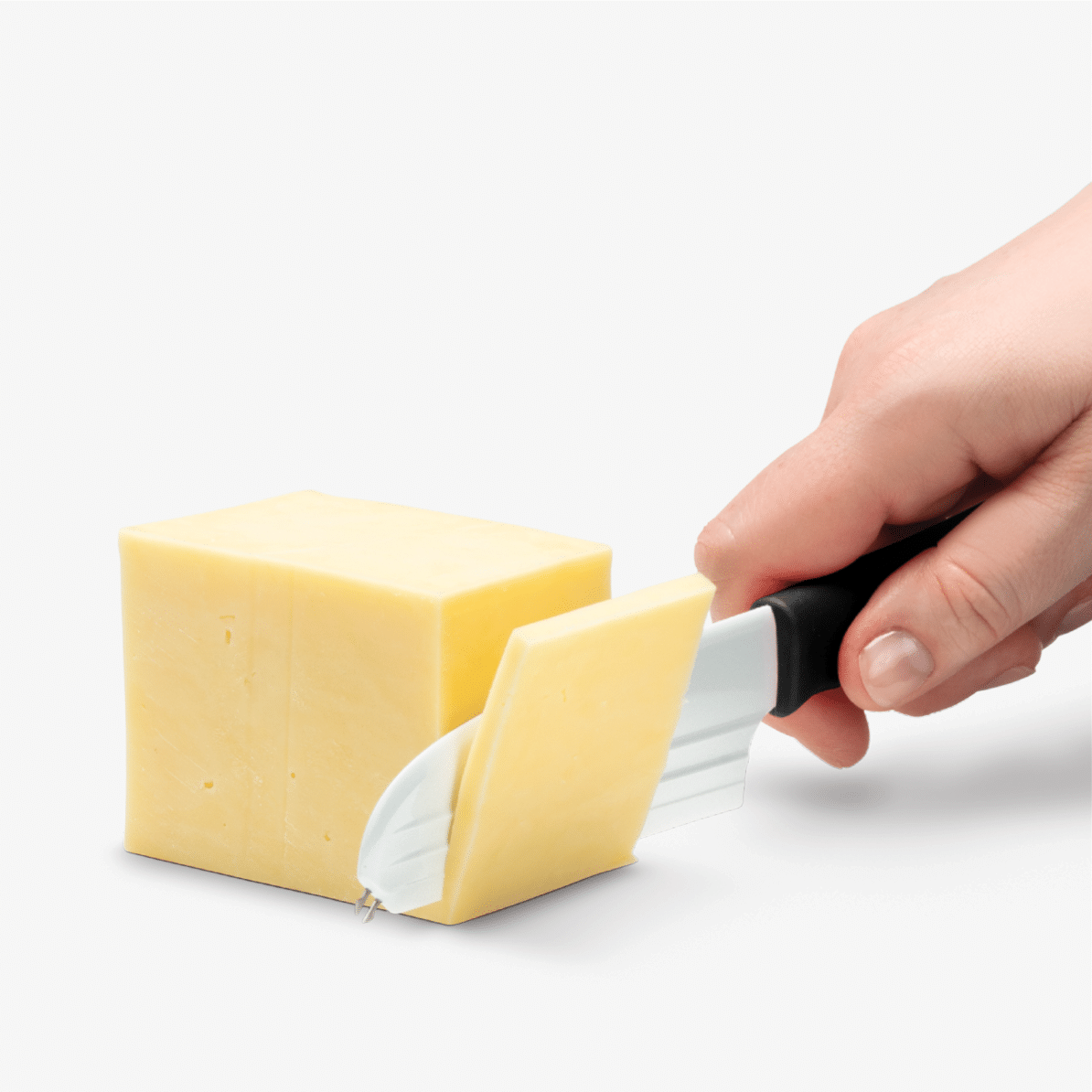 Dreamfarm Knibble Lite Non-Stick Cheese Knife with Serving Fork for Nibbles