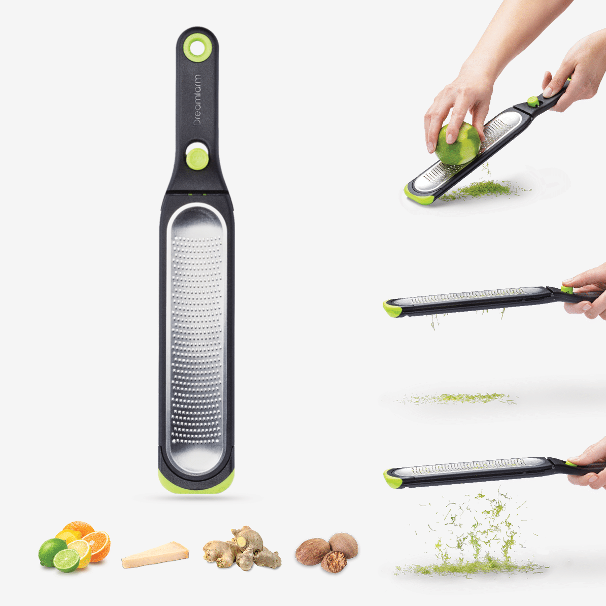 Dreamfarm Ozest The World's Best Self-Cleaning Fine Zester