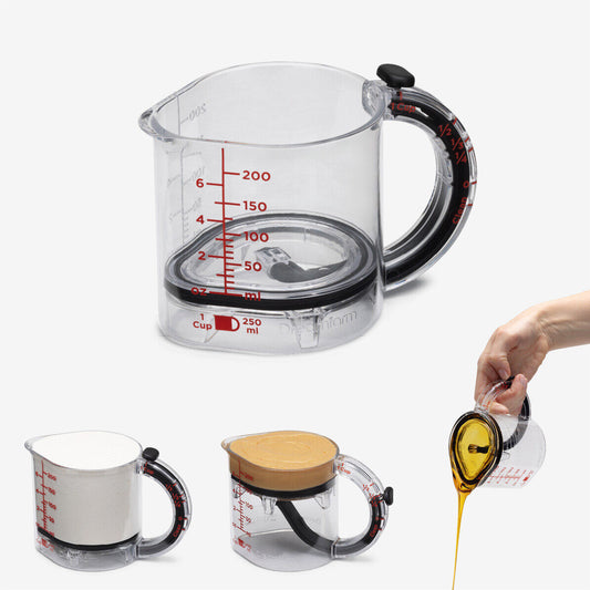 Dreamfarm Upcup Adjustable Measuring Cup That Scrapes Itself Clean
