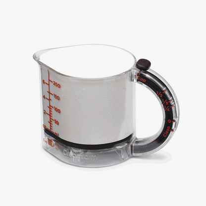 Dreamfarm Upcup Adjustable Measuring Cup That Scrapes Itself Clean